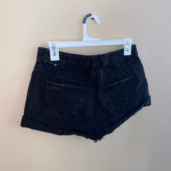Forever 21 high rise short shorts beach vibes punk girly flirt fashion bottoms - Picture 7 of 13